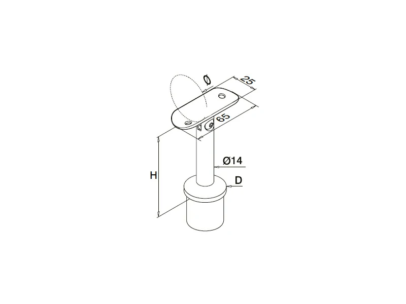 Adjustable Radius Saddle Structure