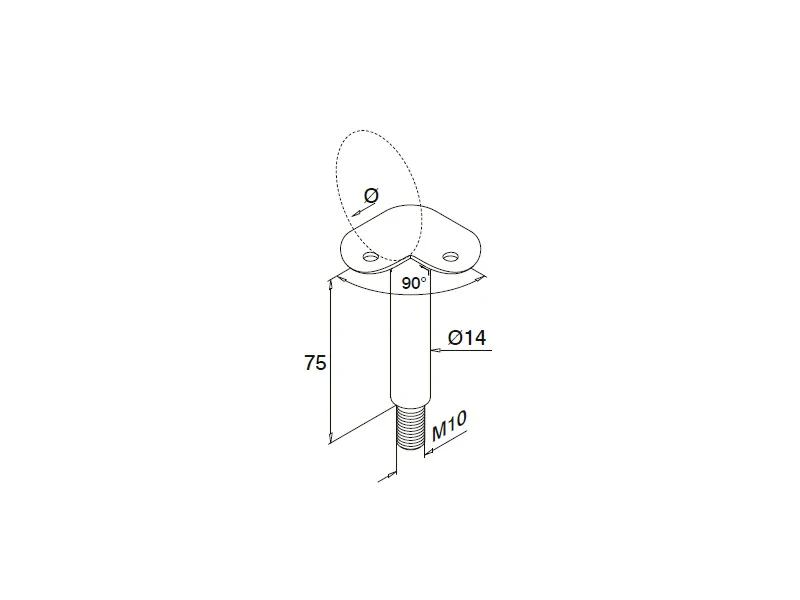 Handrail Stem Saddle Structure